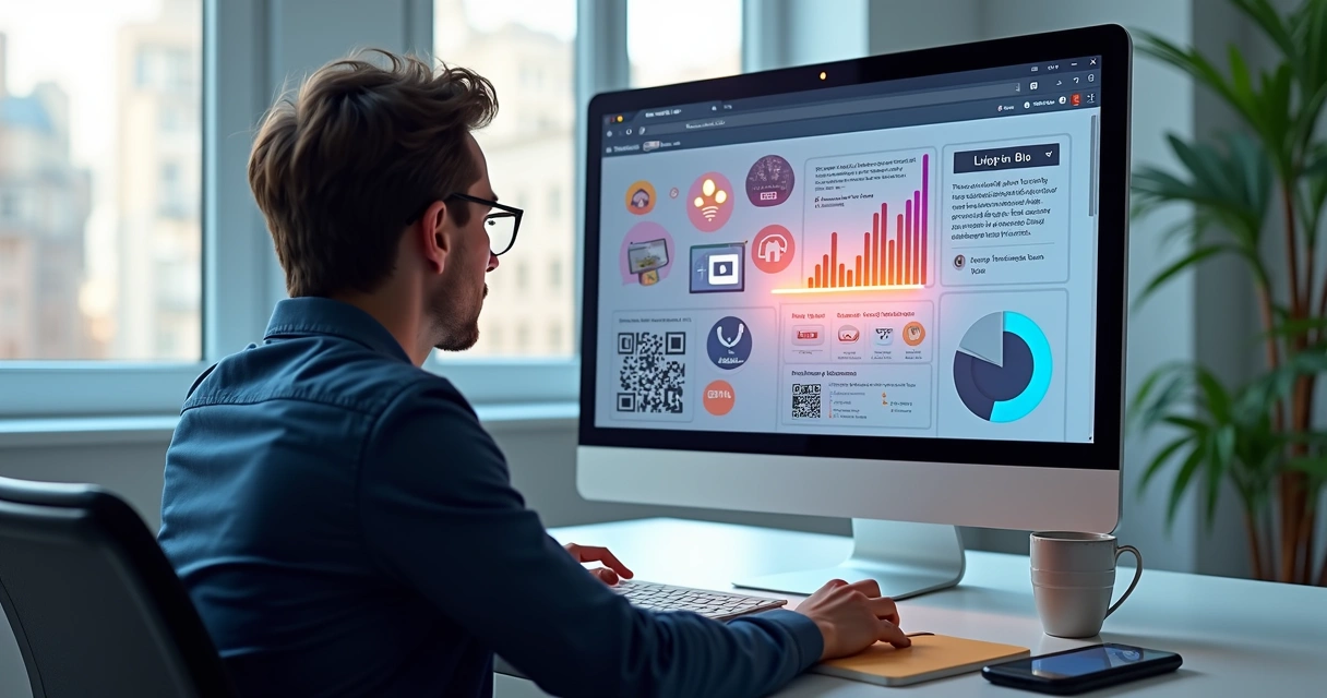 Descubra os erros técnicos na criação da sua página de link na bio que prejudicam conversão e análise de desempenho dos canais.